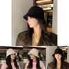 Winter Women Bucket Hat With Breathable Polyester Fabric For Casual Wear