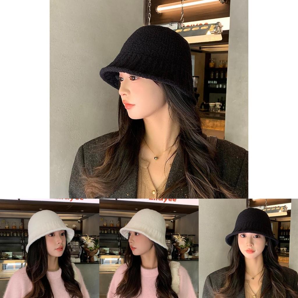 Winter Women Bucket Hat With Breathable Polyester Fabric For Casual Wear