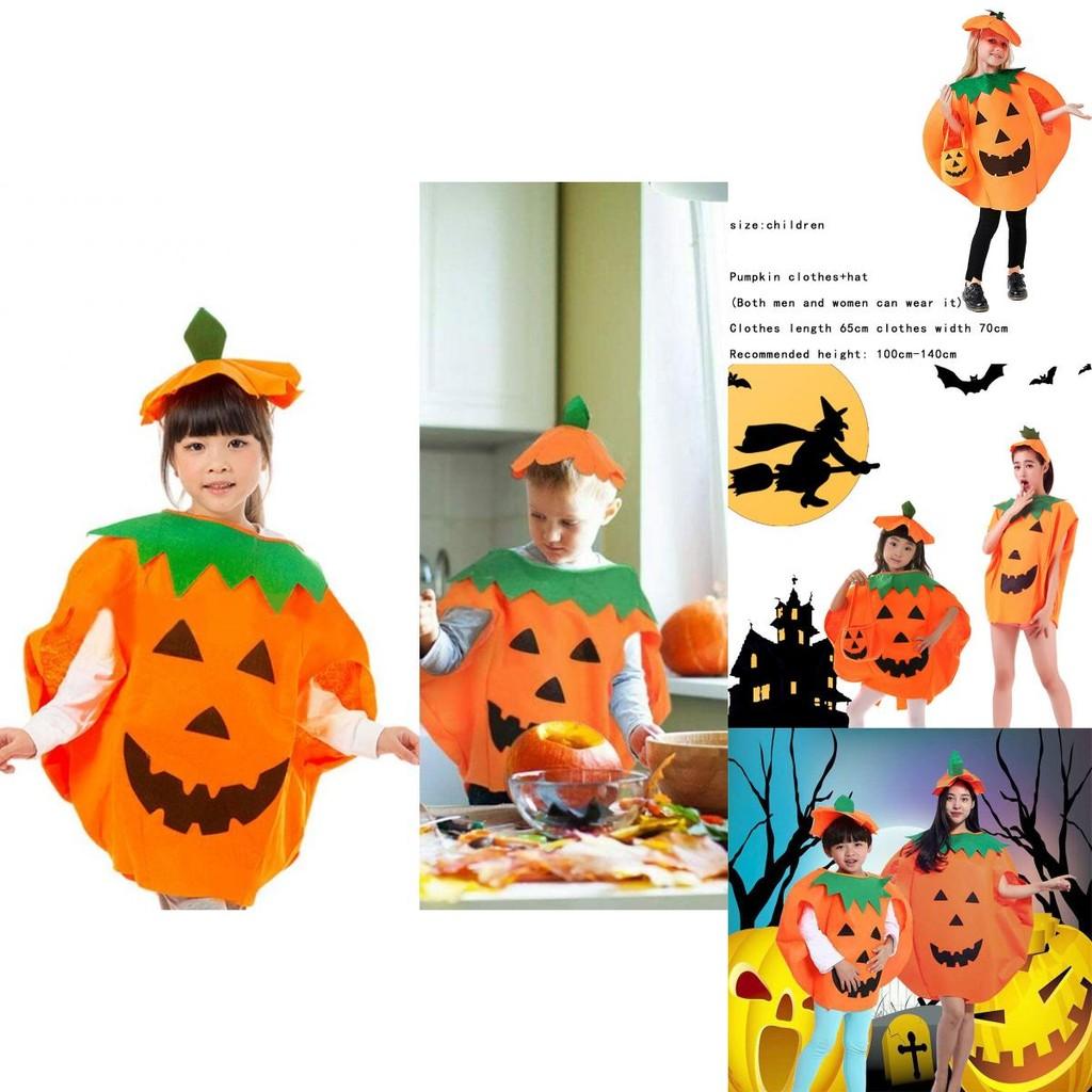 Halloween Pumpkin Costume Adult Parent-child Clothing Cosplay Fancy Dress Party