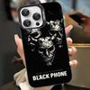 Horror Movie The B-Black P-Phone Phone Case For IPhone 17 16 15 14 13 12 11 Pro Max Plus Color Silver Cover