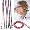 Y2K Aesthetic Colorful Cotton Eyeglasses Strap Anti-slip Sunglasses Holder Neck Cord Lanyard for Reading Glasses