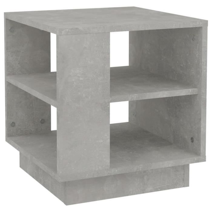 VidaXL Coffee Table Concrete Grey 40x40x43 Cm Engineered Wood