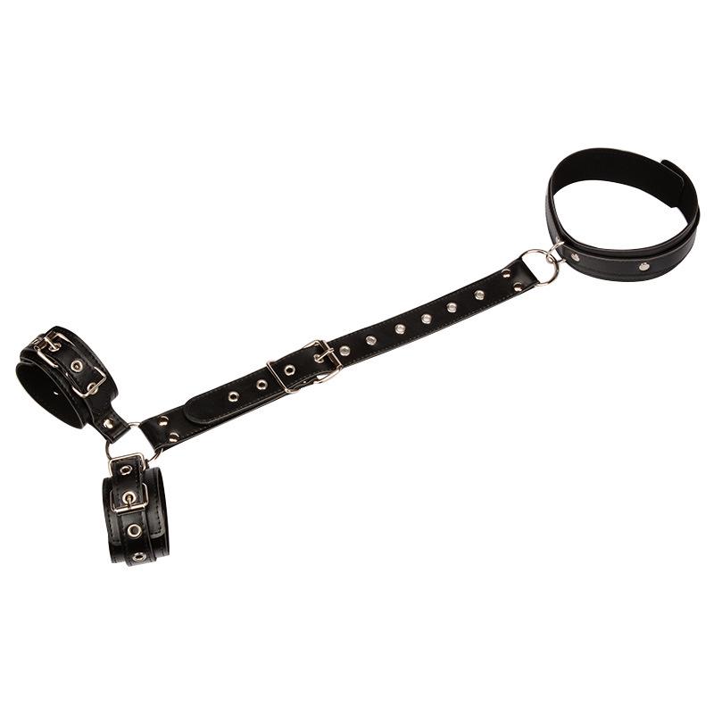 Handcuff Fetish Toys SM Slave Gothic Back Handcuffs Female Hand Restraint Bondage Set Adult Couple Erotic Games Sextoy Kits