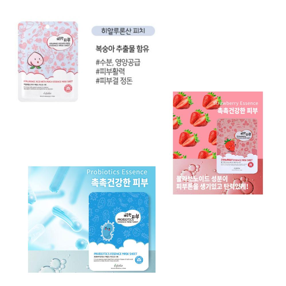 Esfolio Pure Skin Essence Mask Sheet 10 ark