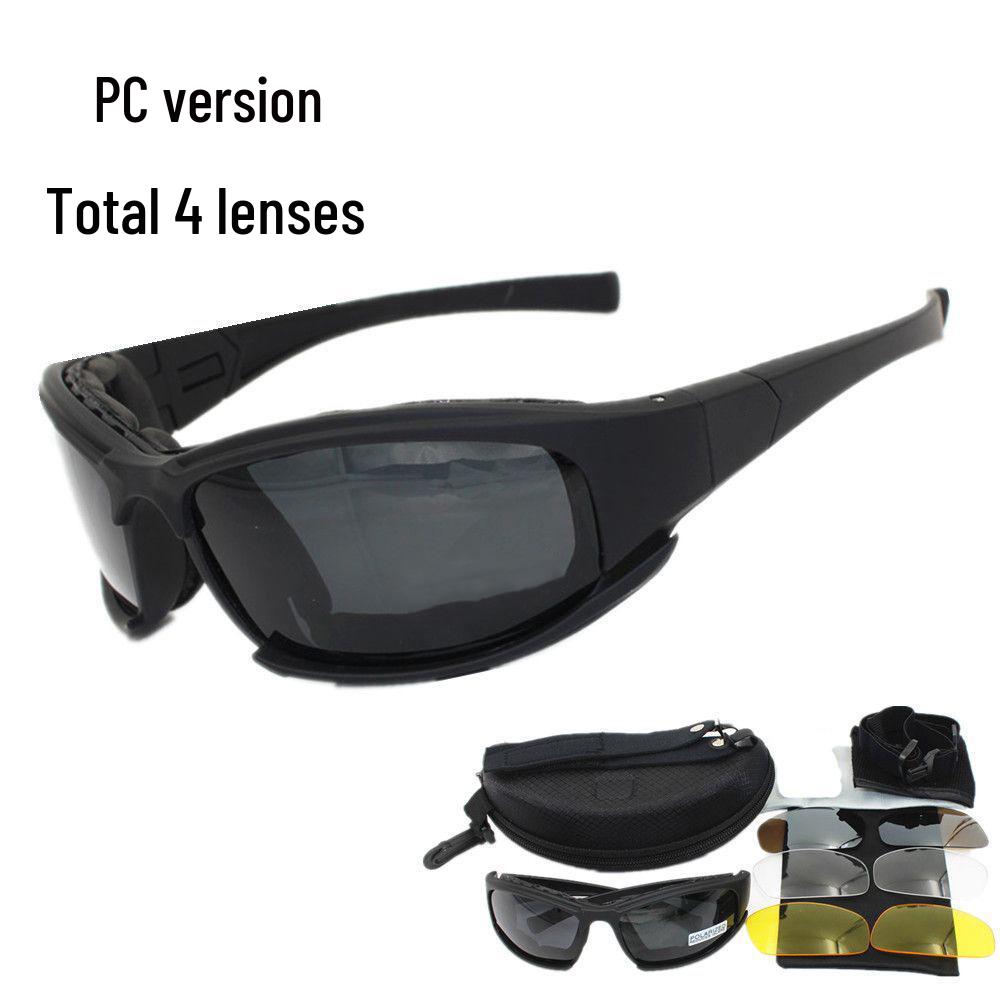 American Daisy x7 Polarized Tactical Sunglasses: Military-Grade Wind & Night Vision Goggles