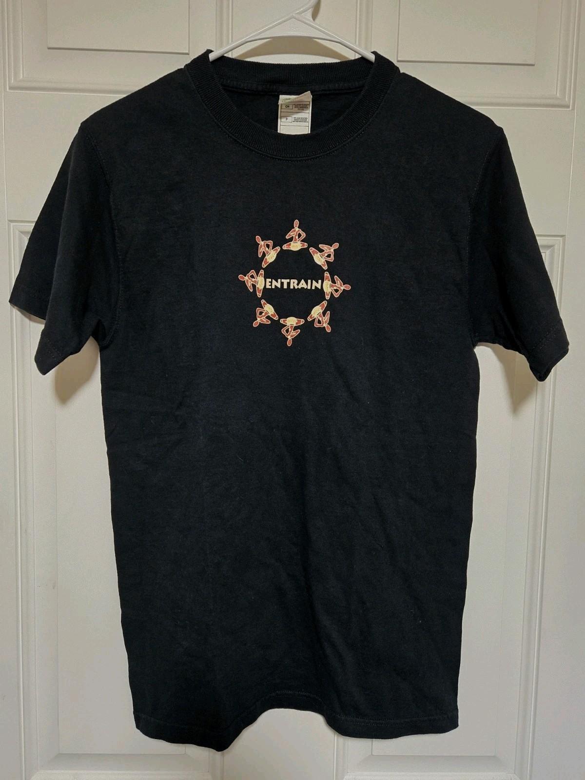 Entrain Psychedelic Electric Rock Jam RARE Band Tee Size Small Unisex T-Shirt XL