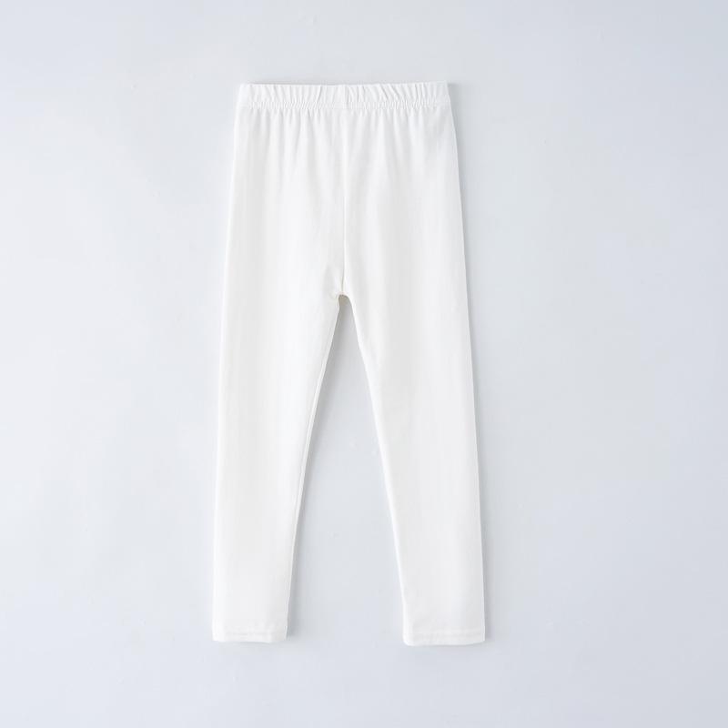 Girls' Leggings for Summer Made of Pure Cotton Worn Thin and Slim Fit for Children