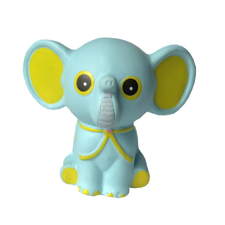 

Cute Cartoon Elephant Stress Toy With Pu Foam For Childrens Playroom And Gift Giving синій