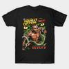 Men Black Print T-shirt Randy Orton The Evolution Of A Predator No-Cut Transfer Paper Print Cotton Tshirt