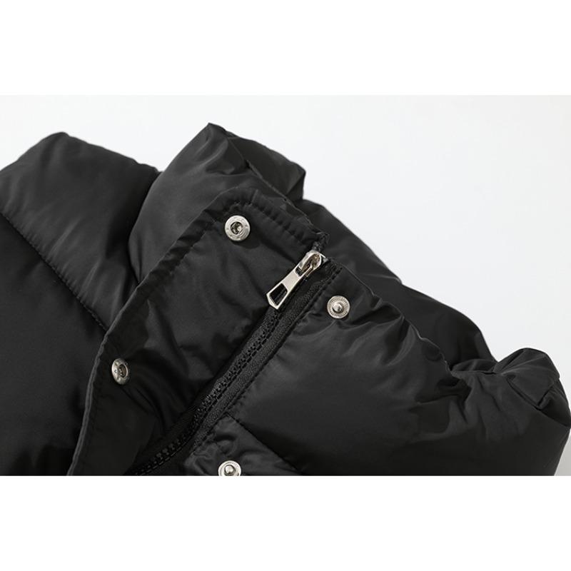 Down Cotton Vest for Women To Look Slim and Stylish New Fashion Autumn and Winter Stand Up Collar, Clip Waist, Versatile Sleeveless Camisole