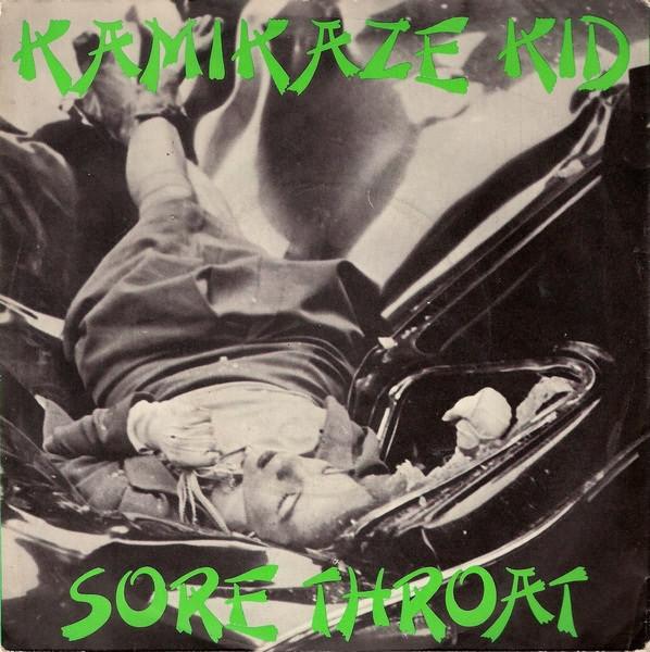 

7inch Record SORE THROAT - Kamikaze Kid FIRE2 Hurricane Recor 1979 UK Rock Used