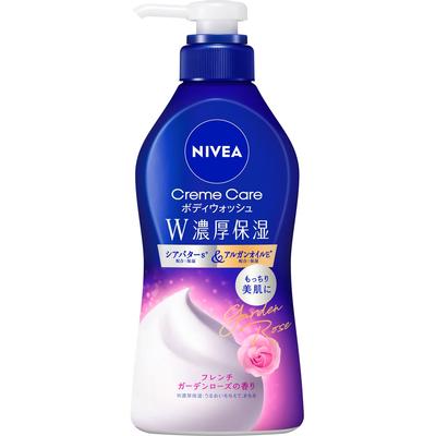 Nivea Cream Care Bagnoschiuma Idratante Intenso Profumo di Rosa Francese 460ml