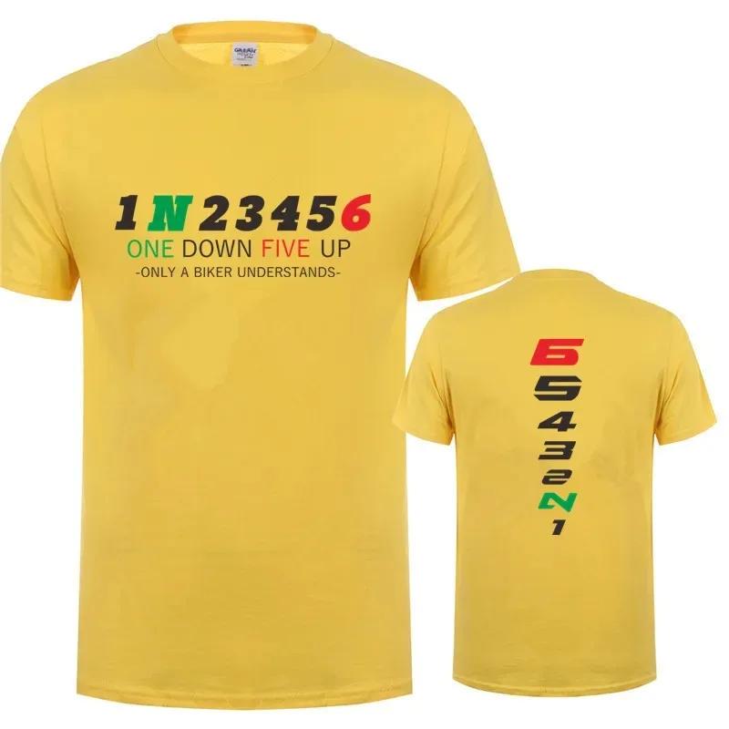 1N23456 Motorcycle Only A Biker Understands T Shirt Motorbike Tee Printed Race Shirt Casual Tops Summer Men Short Sleeve Cotton