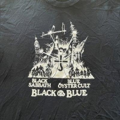 Zeldzame Black Sabbath Blue Oyster Cult T-shirts Zwart S-234XL ND518 Unisex T-shirt