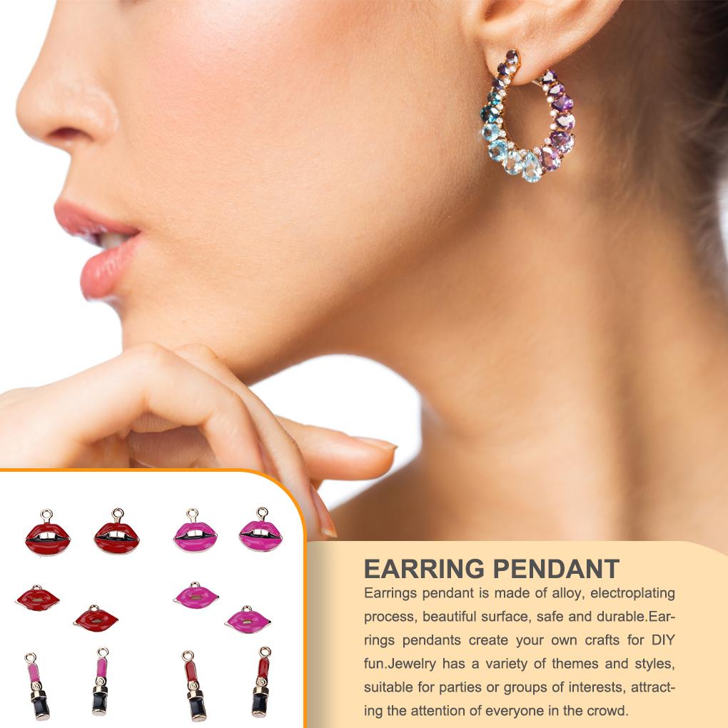 Earrings Pendant Exquisite Appearance with Electroplating Process Jewelry Accessories Chic Gift for Necklace Bracelet Making