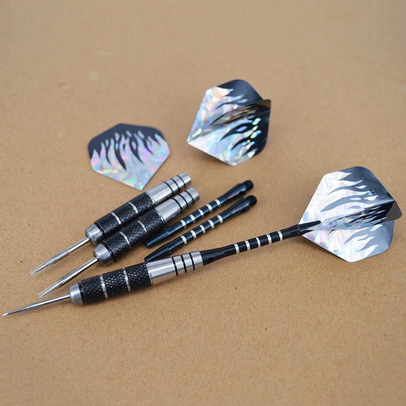 3 Pieces In A Pack 22g Anti-fall Needles Full Metal Darts Set Safety Video Game Darts Indoor Soft Darts Steel Shaft Darts