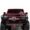 KYX Racing Alloy Front Bumper Upgrades Parts Accessories for 1/10 RC Crawler Car Traxxas TRX4 2021 Bronco