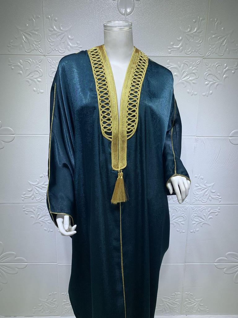 AB015 Fledermausärmel Abaya Robe Cardigan für Damen