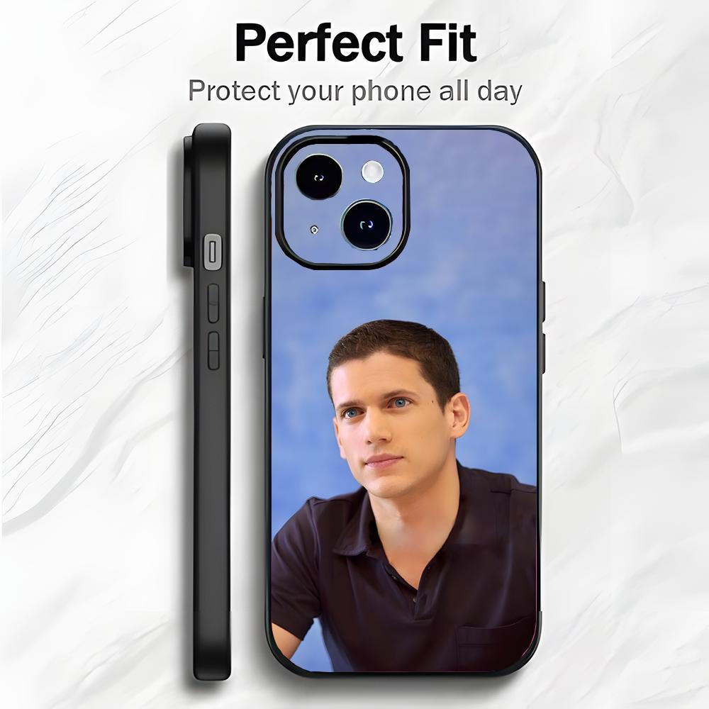 Talented American Actor W-Wentworth Miller Phone Case Phone Case Soft Packaging Lightweight For iPhone17 16 15 14 13ProMax