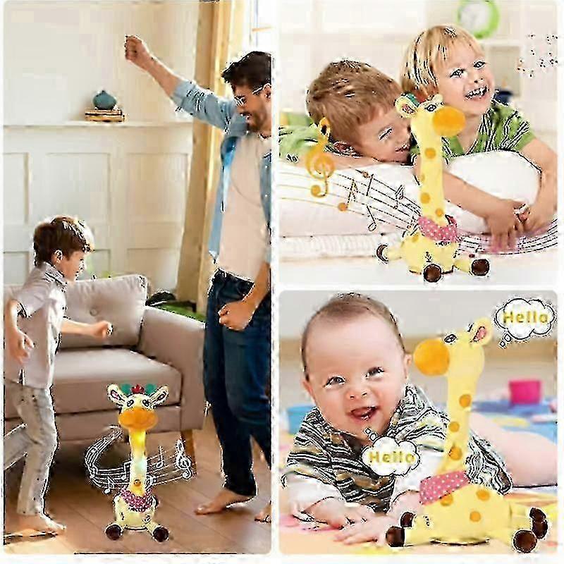 Musical Giraffe Toy - Sings Dances Repeats What You Say Dancing Giraffe Toy Giraffe Stuffed Animal Toys