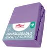 Fitted sheet 120x200 jersey 100% COTTON light purple
