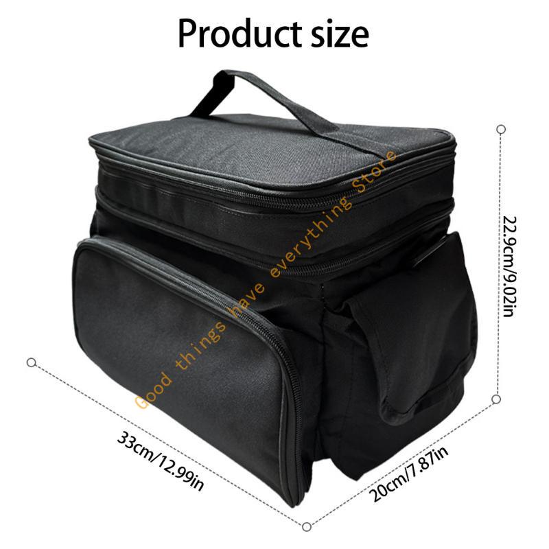 55KF Sewing Basket Professionals Spacious Compartments Removable Partitions Thick Padding Protective Sewing Kits Container