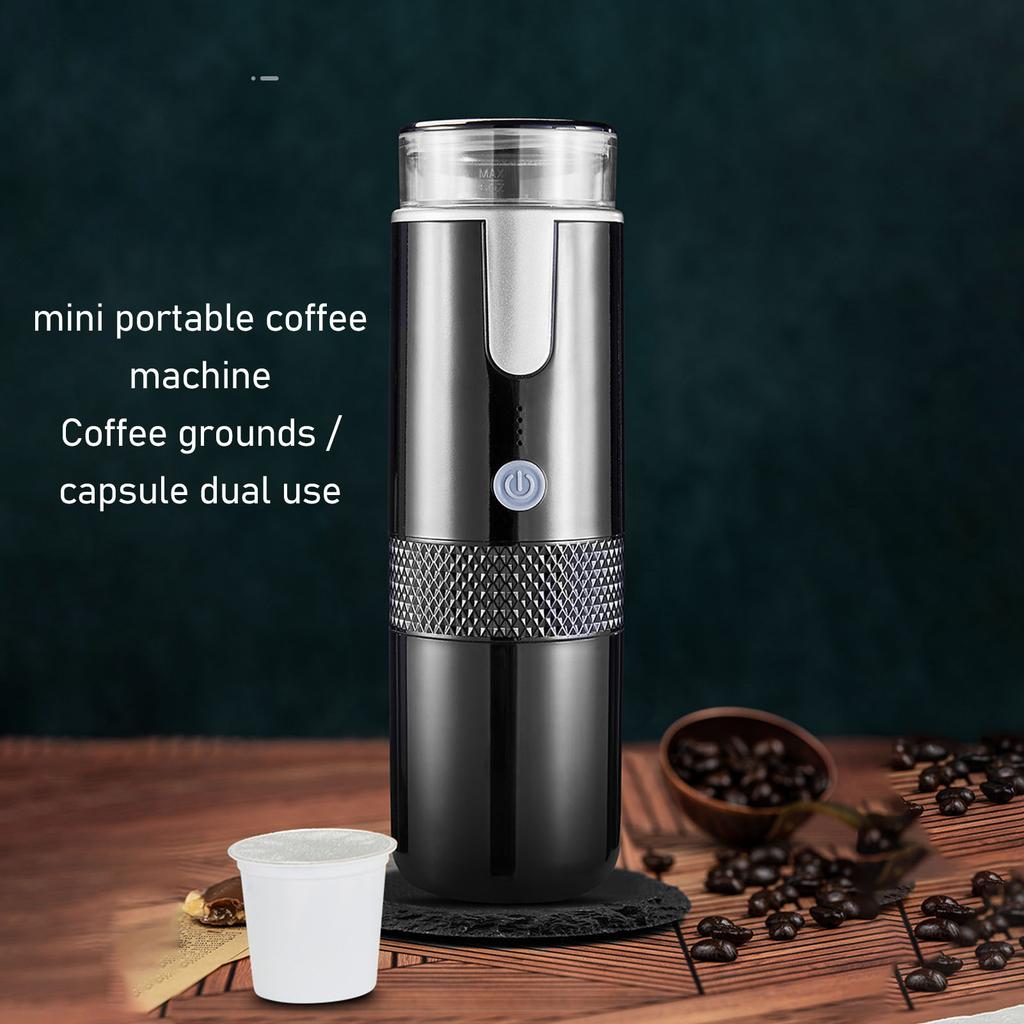 Portable Handheld Coffee Maker Wireless Charging C-Type Rechargeable Automatic Mini Coffee Maker 1200mAh Travel Camping