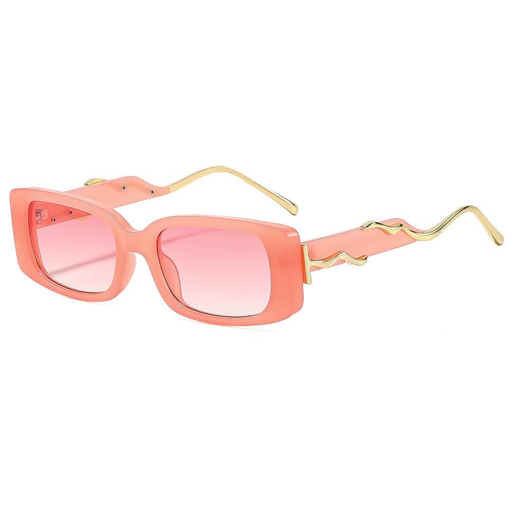 Hip Hop Square Frame Sunglasses For Men And Women Uv400 Outdoor Fashion