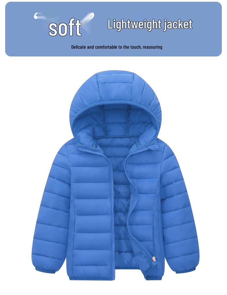 Children's 2026 Lightweight Cotton Jacket - Unisex, Medium to Large Sizes, Short Style Outerwear