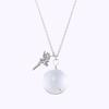 Dandelion Oval Crystal Glass Pendant Necklace - High-End Gemstone Jewelry