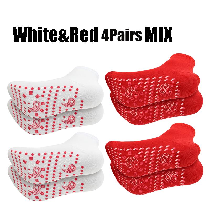 1/5pairs Tourmaline Self-Heating Socks Winter Warm Thermal Health Care Socks Slimming Health Short Sock Magnetic Therapy Sock