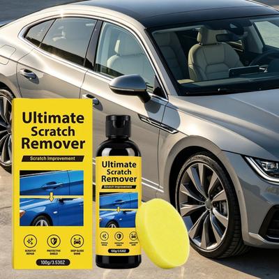 Car Scratch Remover for Fine Scratches, Paint Surface Repair Agent with Sponge, Scratch Removal Kit for Car Motorcycle Paint Care