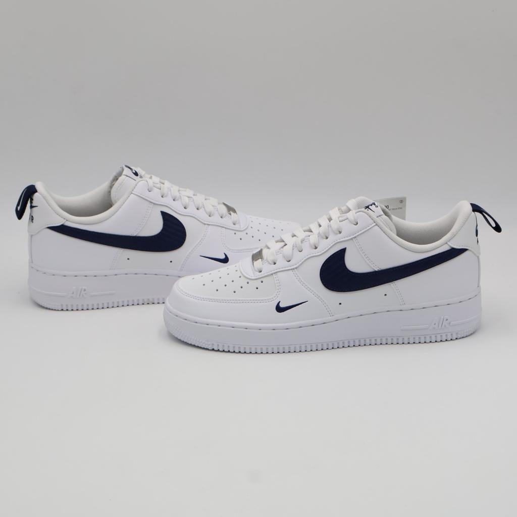 IR5599-100 Nike Air Force 1 '07 White Midnight Navy (Men's)