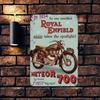 Vintage Metal Wall Art Sign 20x30cm Home Decor Retro Plaque