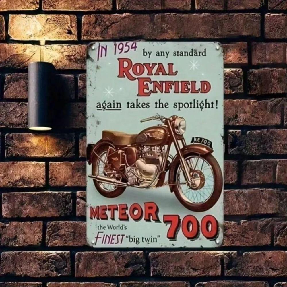 Vintage Metal Wall Art Sign 20x30cm Home Decor Retro Plaque