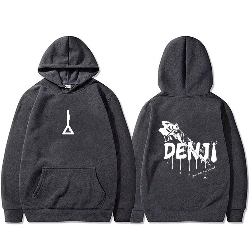 Anime Chainsaw Man Hoodie Kawaii Denji Pochita Funny Print Tracksuit Men Women Cosplay Oversized Hoodies Male Fashion Pullover