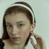 [Elizabeth Moments] Ivory Satin Headband