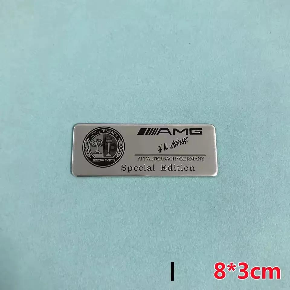 Car Body Tail Trunk Auto Emblem Sticker Accessories AMG For Mercedes Benz Brabus Maybach Smart W204 GLC CLA GLK W205 W203 W206 PP64