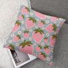 Strawberry Sky square Jacquard Pillow Cover for Sofa Office Waist Cushion Cover Home Decorative Pillowcase