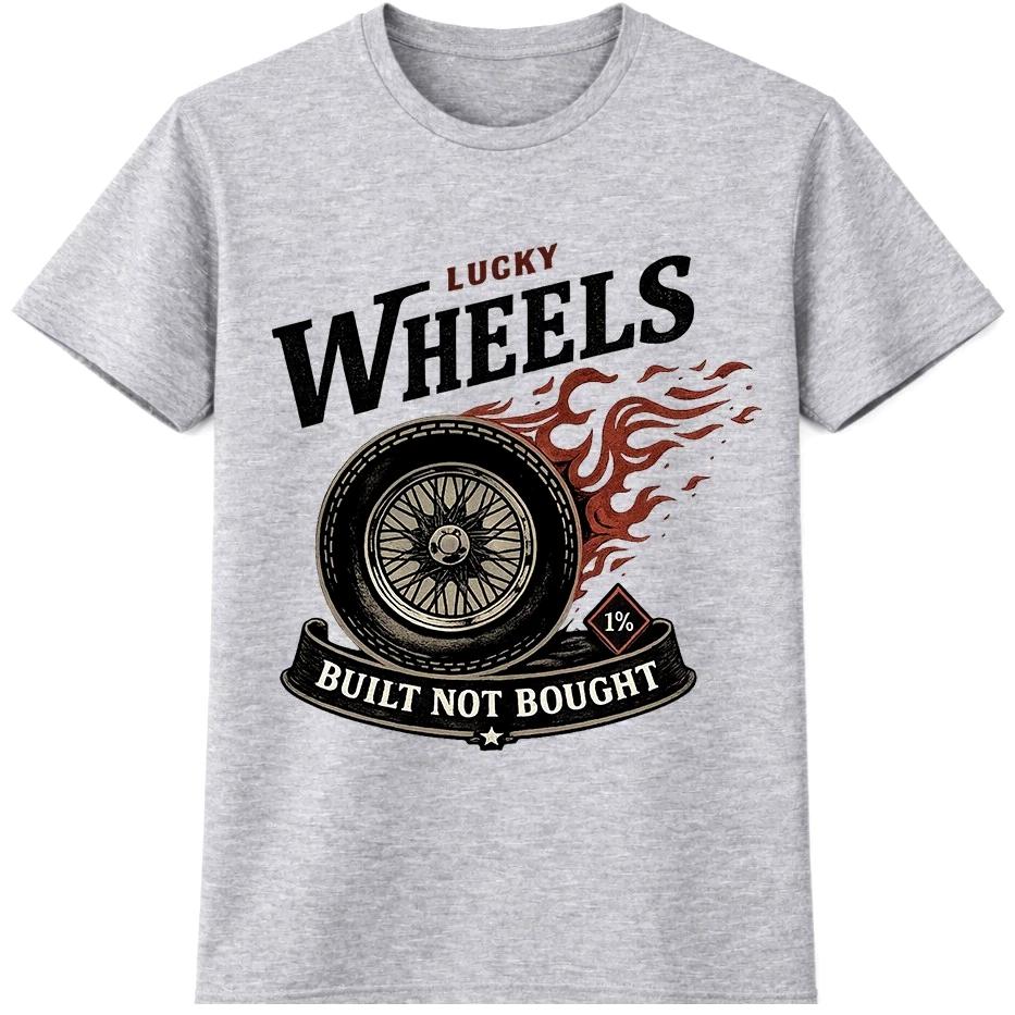 Built Not Bought T Shirt Hot Rod Garage Speed Shop Racing Car Graphic Tee 4XL