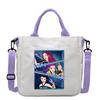 KPop Demon Hunters Shoulder Bag Kawaii Cartoon Handbag Large Capacity Crossbody Fashion Portable Canvas Storage Bags Gift Kid Friendly Entertaining