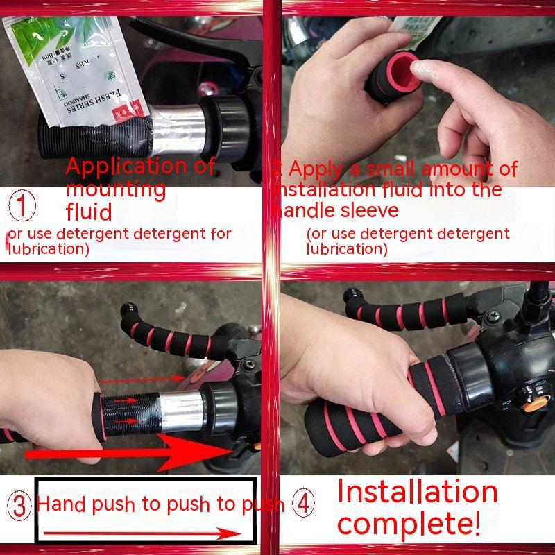 1 paar Mountainbike Lenker Abdeckung Schwamm Radfahren Anti-schock Skid-Proof Außen MTB Griff Bar Griffe Fahrrad Zubehör
