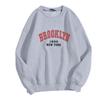 Autumn 2025 Plus Size Women's Casual Velvet Hoodie with Letter Print