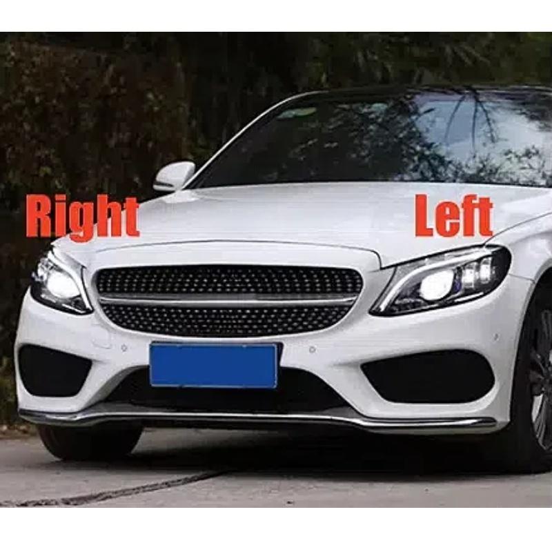 Weiße DRL-Platinen für - W205 C-Klasse C180 C200 C260 C300 C63 C43 AMG MULTIBEAM LED-Scheinwerfer Tagfahrlicht L&R