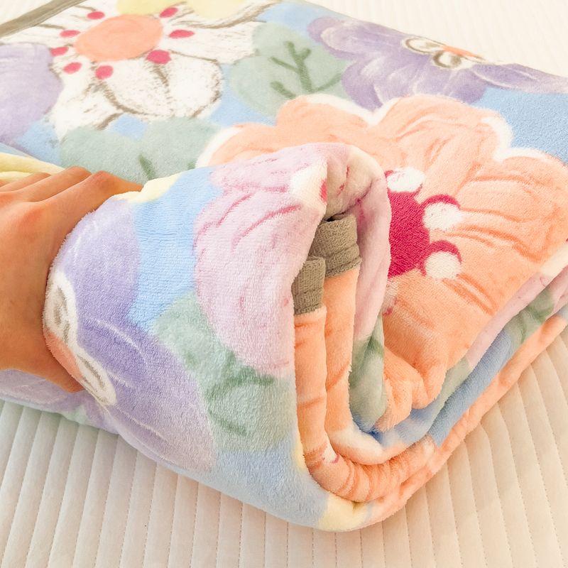 Coral Fleece Blanket Thickened Winter Blanket Bed Sheet Air Conditioning Blanket Nap Office Sofa Cover Blanket