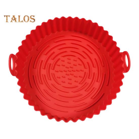 

Подушка для аэрофритюрниц, легко чистящаяся, равномерно нагреваемая, толстая, прочная, коврик для корзины для жарки курицы для пекарни красный