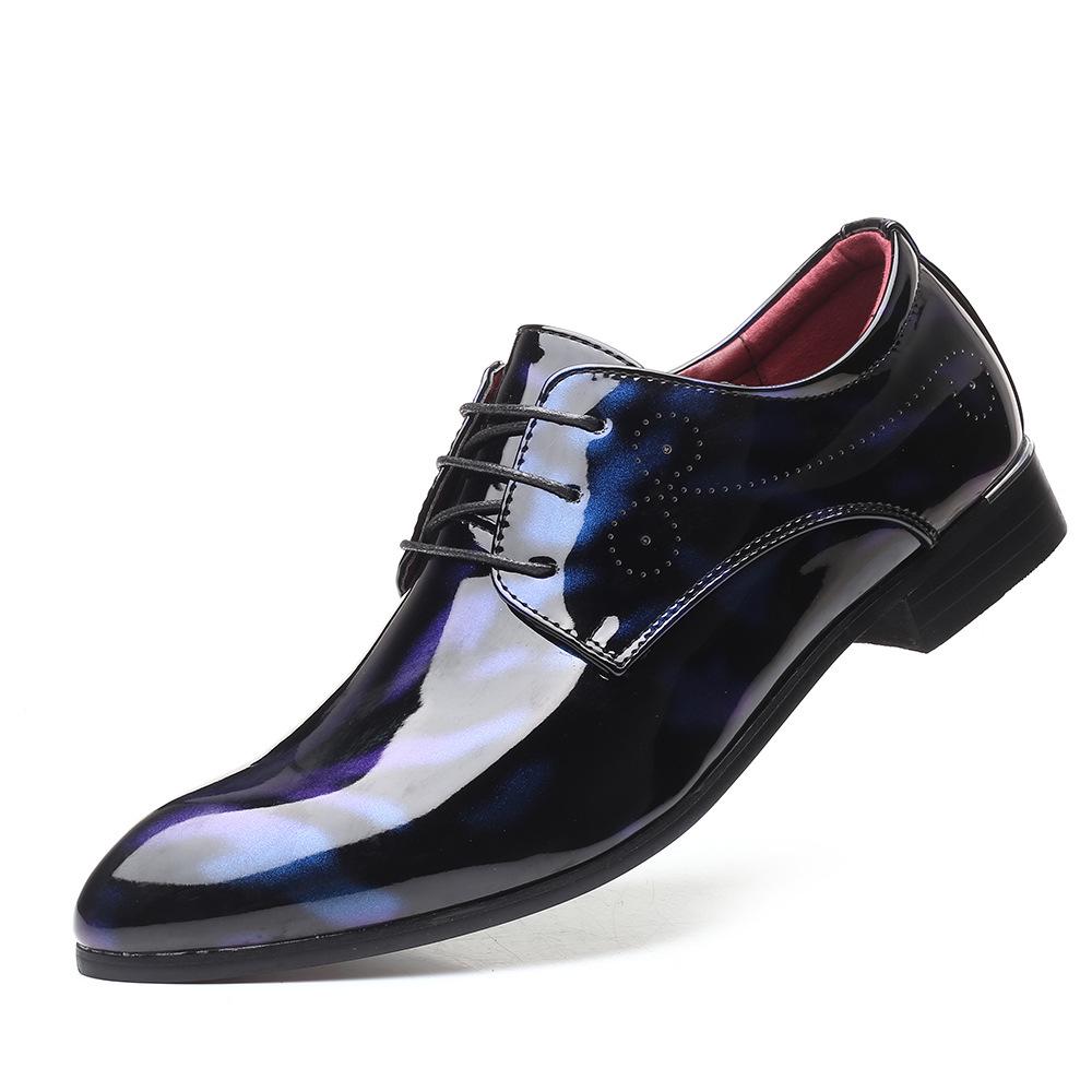 "New Four Seasons Men's Pointed Toe Formal Shoes – Trendy Large Size British Style Men's Shoes"