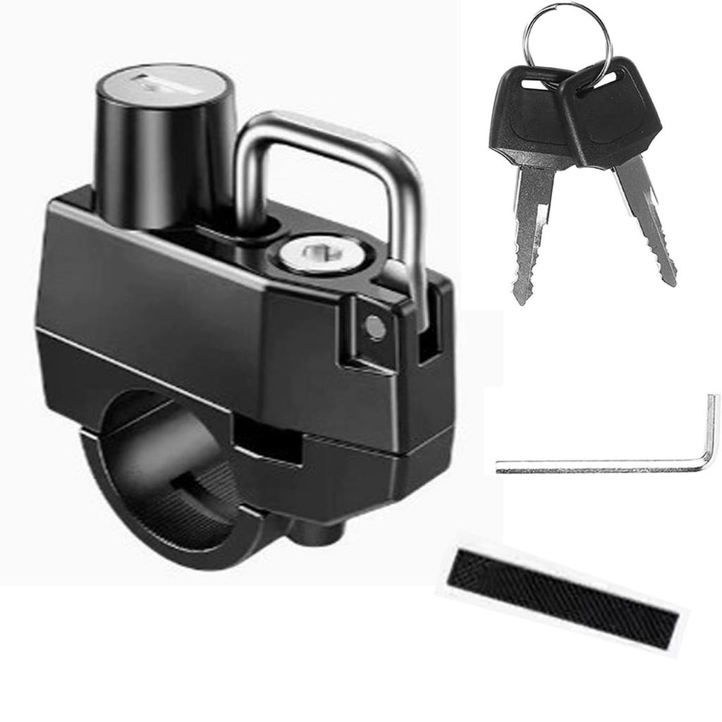 BRIIKPP Universal Helmet Lock, Compatible with 0.9 - 1.1 Inches (22 - 28 Mm),