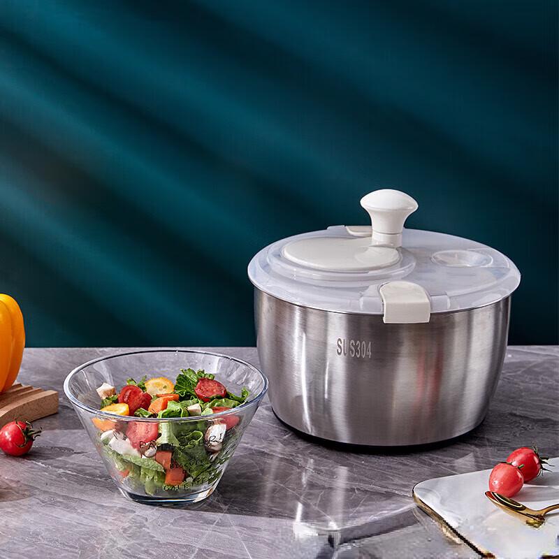 

ZISIZ Stainless Steel Vegetable Spinner