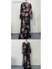 European & American Fashion Temperament Summer Long Sleeve Dress with Camisole Two-Piece Set for Women 2026.